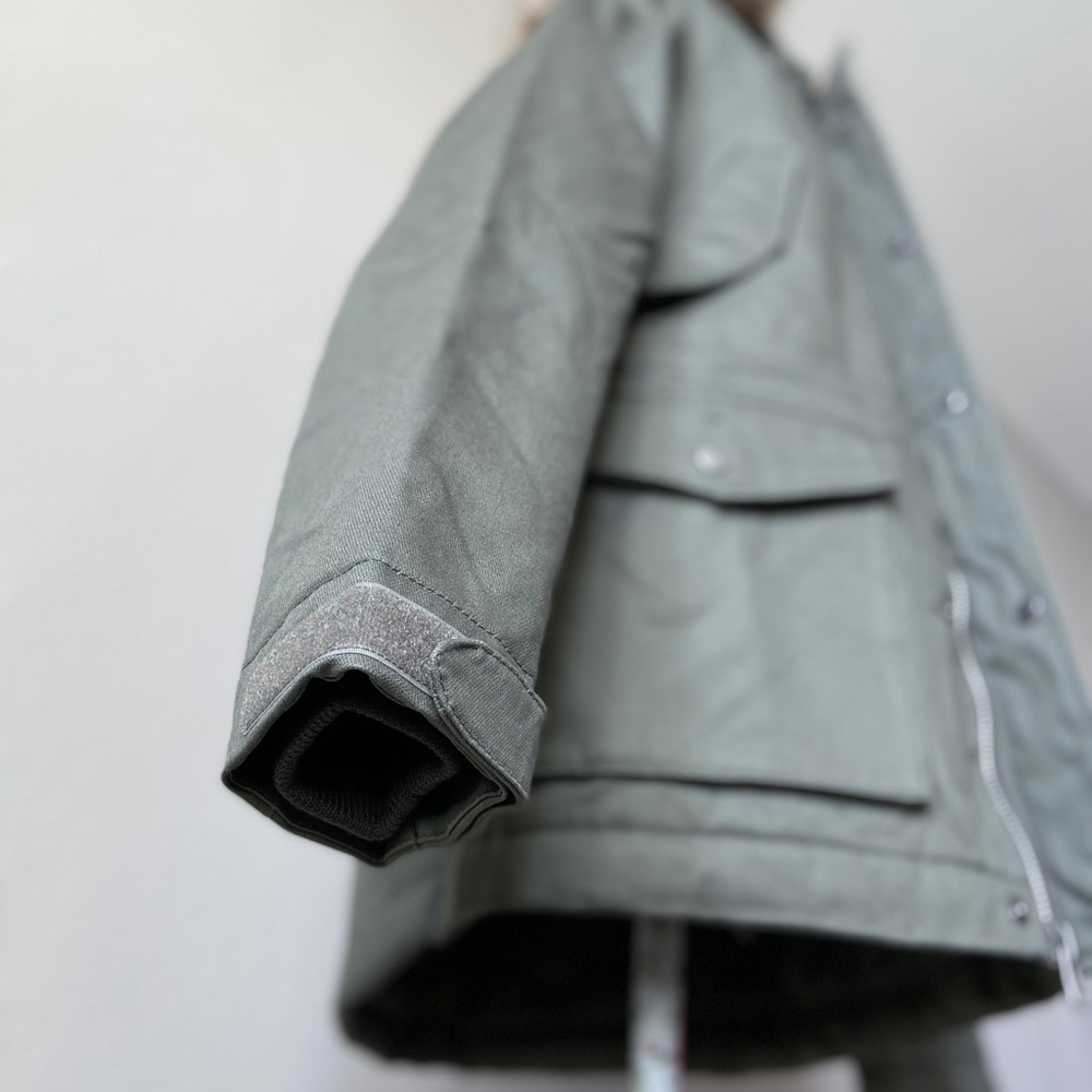 Goodfellow & Co Faux Fur Hood JACKET Olive-green NWT - Picture 8 of 12